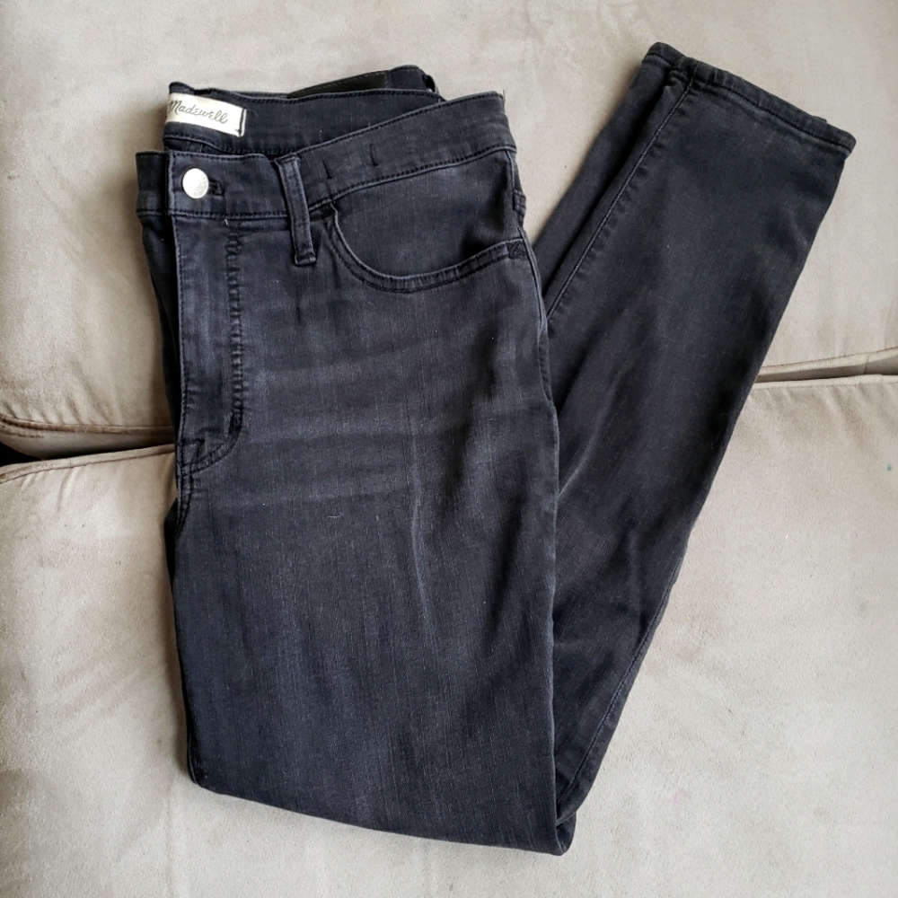 Madewell Roadtripper Black Skinny Jeans size 31P